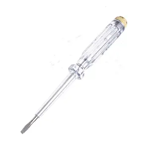 Test ,  Detector Pen Light Circuit Tester Electric Test Pen  Neon Tube  100-500V Clear 1 count
