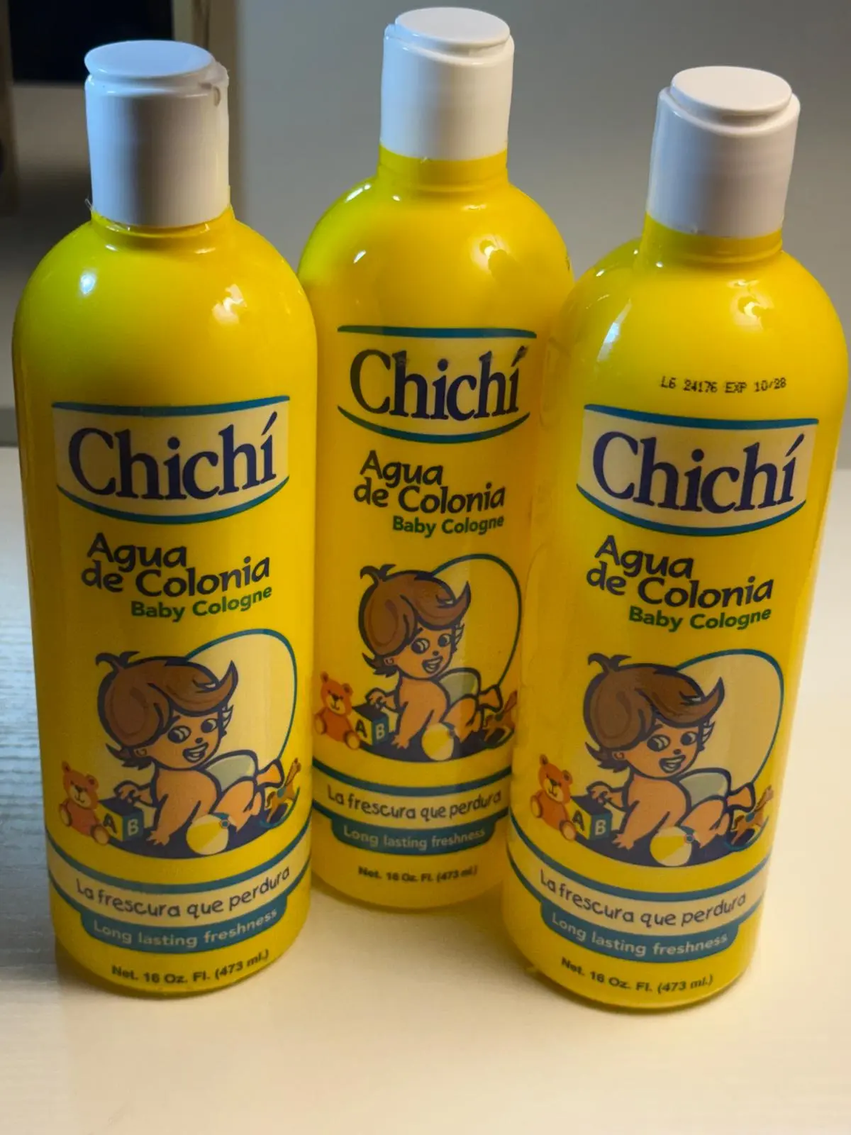 3 Pack]  Chichi Agua de Colonia Baby Cologne -Long-Lasting Freshness