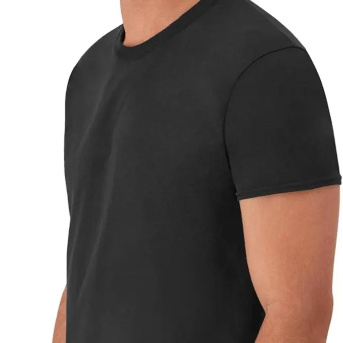 Undershirt Packs, Stay-Tucked Soft Cotton Undershirts, Best Undershirts for Men, White/Black/Asstd Multipacks