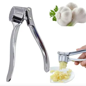 Manual Garlic Press, 1 Count Multifunctional Garlic Crusher, Garlic Pressing Tool, Essential Kitchen Gadget for Easy Cooking, Utensils, Kitchenware