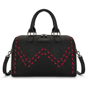 Wrangler Heritage Stitch Barrel Satchel