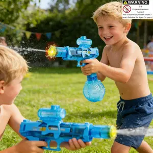 LED Electric Flashing Safety Outdoor Water Play Water Spray Toy, Cool Lights Automatic Spraying, Summer Pool Party Gift for Kids & Adults