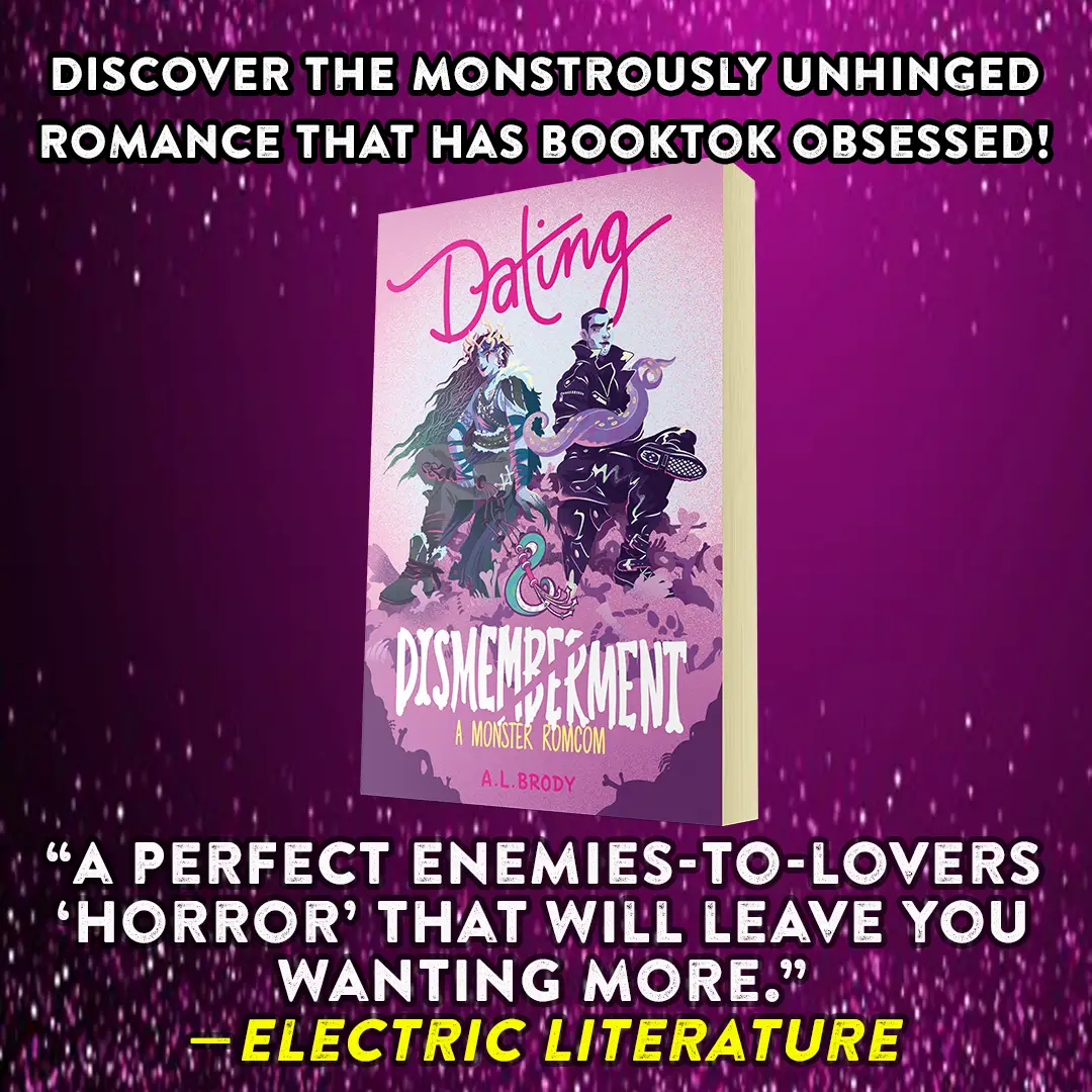 Signed paperback of DATING & DISMEMBERMENT! binge able