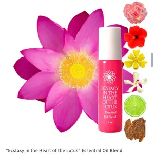 Ecstasy in the Heart of the Lotus Essential Oils 10 mL Blend for Relaxation and Wellbeing