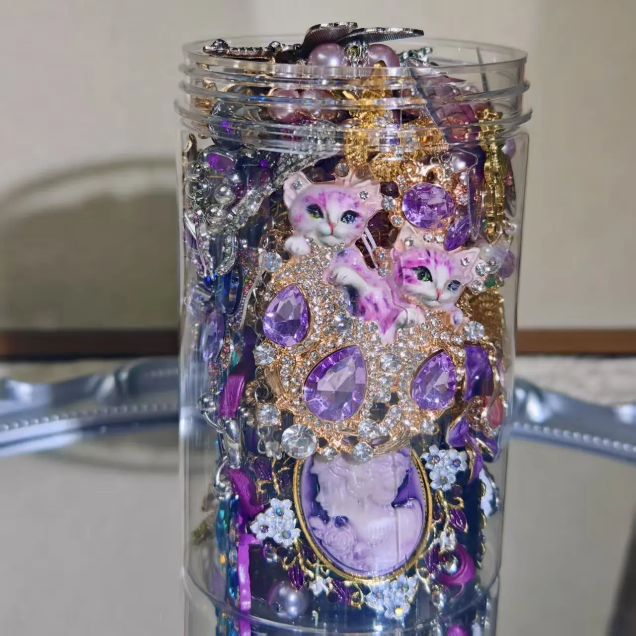 Lavender Moon themed| MIYA Jewelry Jar | Handcrafted Theme Collection | Brand New & Unused | Fixed Design | Creator Favorite