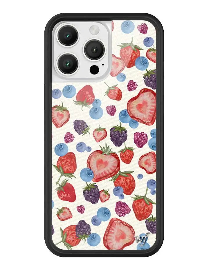 Wildflower Cases - Fruit Tart, Limited Edition iPhone Case | Protection Custom Signature Fruit Cute Trendy Classic Girl Bumper Emblem Casing Durable
