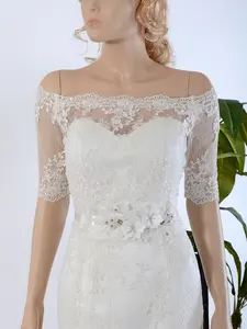 Off-Shoulder Bridal Bolero Wedding jacket wedding dress topper