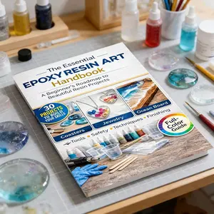Epox Resin Beginner Art Kit, Includes 30 Projects Manual, From Zero to Hero Tutorial, Mixing & Curing Techniques, Color Matching