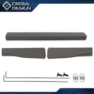 CROSSDESIGN Flex Step Tailgate Trim Cap Molding Kit Fit For 08-16 Ford F250 F350 King Ranch