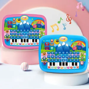 Multifunctional Educational Learning Tablet Toy, Letter Number Math Music Interactive Electronic Toy, Suitable for Ages 3+