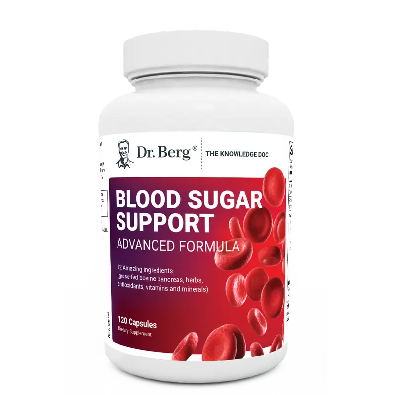 Blood Sugar Support Advanced Formula with Chromium & Potassium 120- Vegetable Capsules Supplement Healthcare