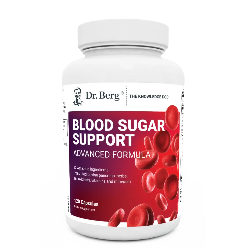 Blood Sugar Support Advanced Formula with Chromium & Potassium 120- Vegetable Capsules Supplement Healthcare