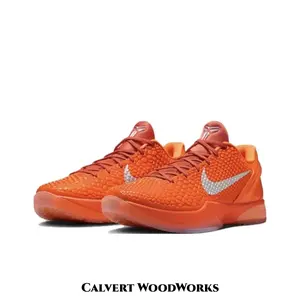 Pebble Grain Mesh Low Top Competition Sneakers Solid Orange Monochrome Silver Reflective Logo Transparent Frosted Rubber Outsole Indoor Non-Slip Court Athletic Shoes With Full Original Box