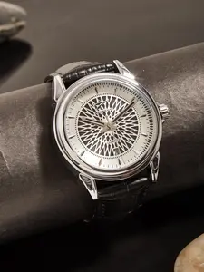 Men's Classic Business Round Dial Analog Quartz Watch, 2024 New Style Watch for Party, Daily Clothing Decor, Trendy All-match Watch for Birthday Gift with Box, Business Fashion Watches