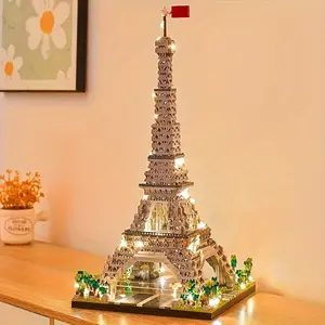 3585pcs Eiffel Tower Educational Building Blocks Set - Explore World Architecture and Inspire Creativity - Perfect Holiday Gift