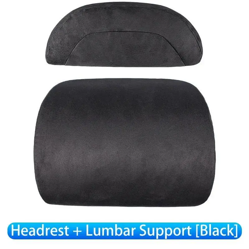 For Tesla Model 3/Y Car Neck Pillow Memory cotton Protective Lumbar Support Backrest Relieves Pressure Car Headrest Assesories