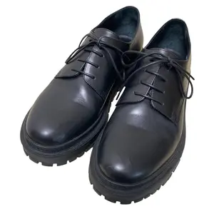 Pre-owned VERSACE Calfskin Small Leather Goods Lace Up Leather Dress Shoes