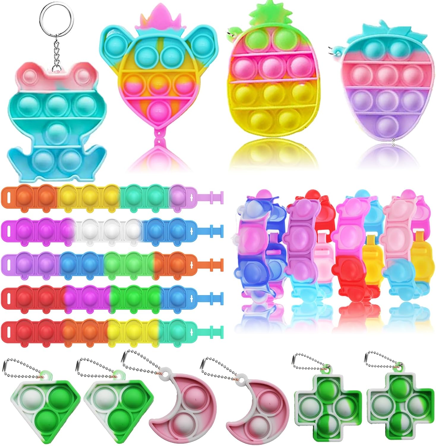 120-Piece Easter Fidget Toys & Party Favors for Kids – Easter Egg Fillers, Pinata Stuffers, Goodie Bag Toys, Classroom Prizes, Chest Rewards for Boys & Girls