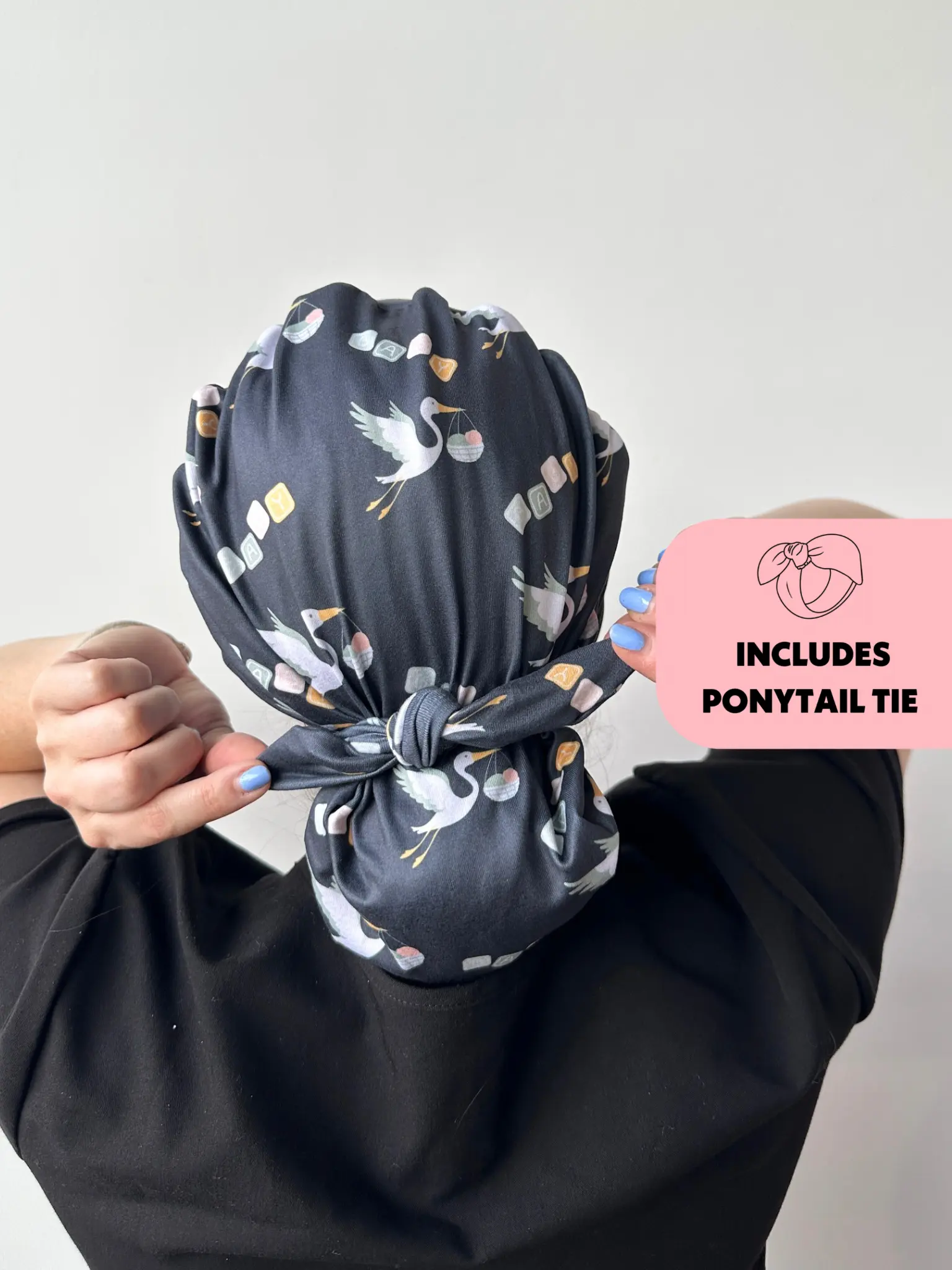 DuoStyle Scrub Hat - Storks DuoStyle Scrub Hat - Storks