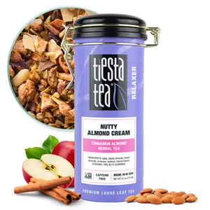 Almond Cinnamon Herbal Tea, Nutty Dessert Loose Leaf Blend | Tiesta Tea