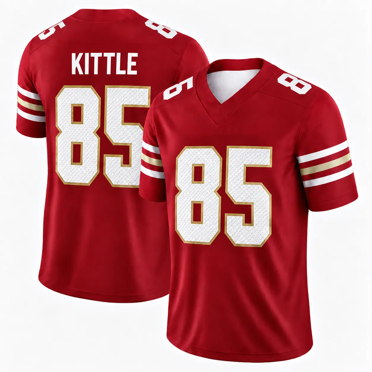 G. Kittle 85 All Over Print 3D Vintage Jersey, Game Day Shirt, Game Day Fan Gift Unisex Game Day Gift, Merch Outfit, Fan Gift, Football Gift, Retro Football Merch, Men’s Football Jersey, Women’s Football Jersey, Sunday Football Shirt