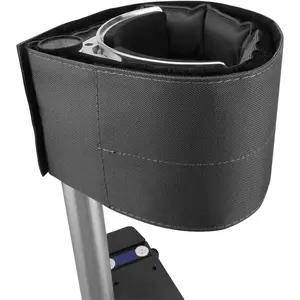 Drywall Stilt Straps in Gray - Experience   with Durable Nylon, -Resistant Material, and Adjustable Design for a Secure and Comfortable Fit (1 Pair).