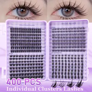 Ultra-Soft Cluster False Lashes, Natural Dense Style, Suitable for All Eye Shapes, Daily Wear & Party, Ultra-Thin Design