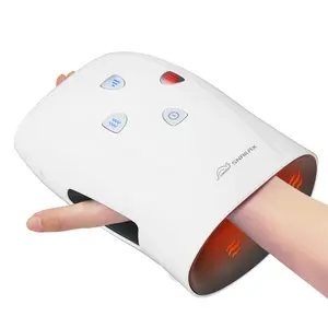 Snailax Hand Massager with Heat, Compression, Vibration, Wireless Hand Massager Massagemachine Relaxing White Cordless