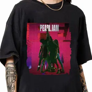 Pearl Jam Black T-Shirt, Underwear Tshirt Menswear Man