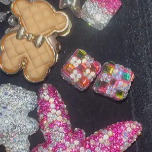 Premium Rhinestone Beads Open in Live for Crafting and Jewelry Making