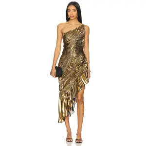 Georgia Hardinge The Impression Dress in Gold