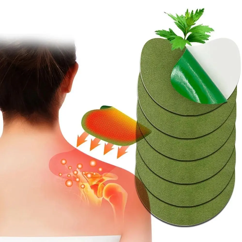 Wormwood Heat Patch with Peppermint & Wormwood Extract, Quick Ache & Joint Pain Relief, Daily Healthcare Aid for Shoulder, Neck, Back & Muscle Discomfort (48 Patches), Patch Heat Patches