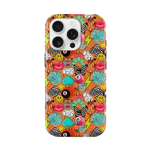 Preppy and Punchy Collage Tough Phone Case