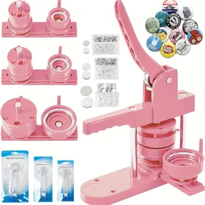 New Machine Multiple Sizes + + Button Badge Maker Advertising printing and drawing equipment