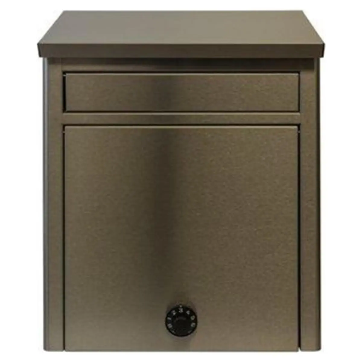 QualArc WF-WL15205 Kalos Stainless Steel Wall-Mounted Mailbox with Combo Lock, Home Organiser, Storage Racks