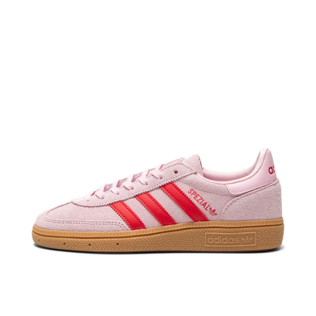 Adidas Handball Spezial Clear Pink / Pure Ruby-Gum (TD, PS and GS)