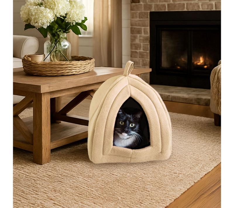 Petmaker Cat House Indoor Pet Tent with Removable Foam Cushion
