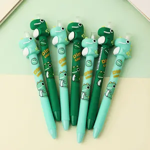 Dinosaur-Themed Retractable Pencil, No Sharpening Required - Durable & Unbreakable Writing Instrument for School and Office Supplies (Color Varies), Press, Endless