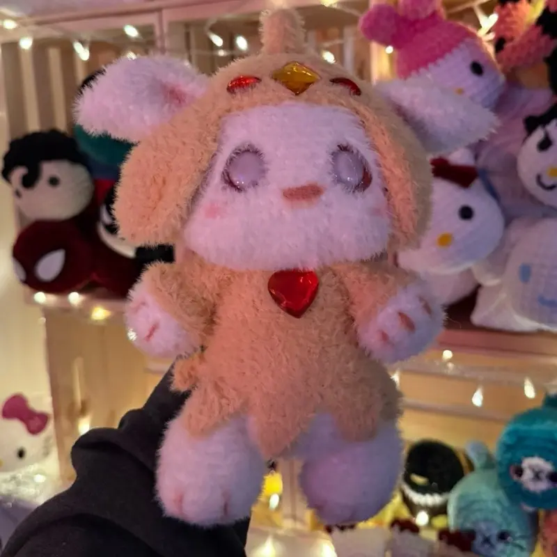 Crochet White Lunaboo Amigurumi Plush