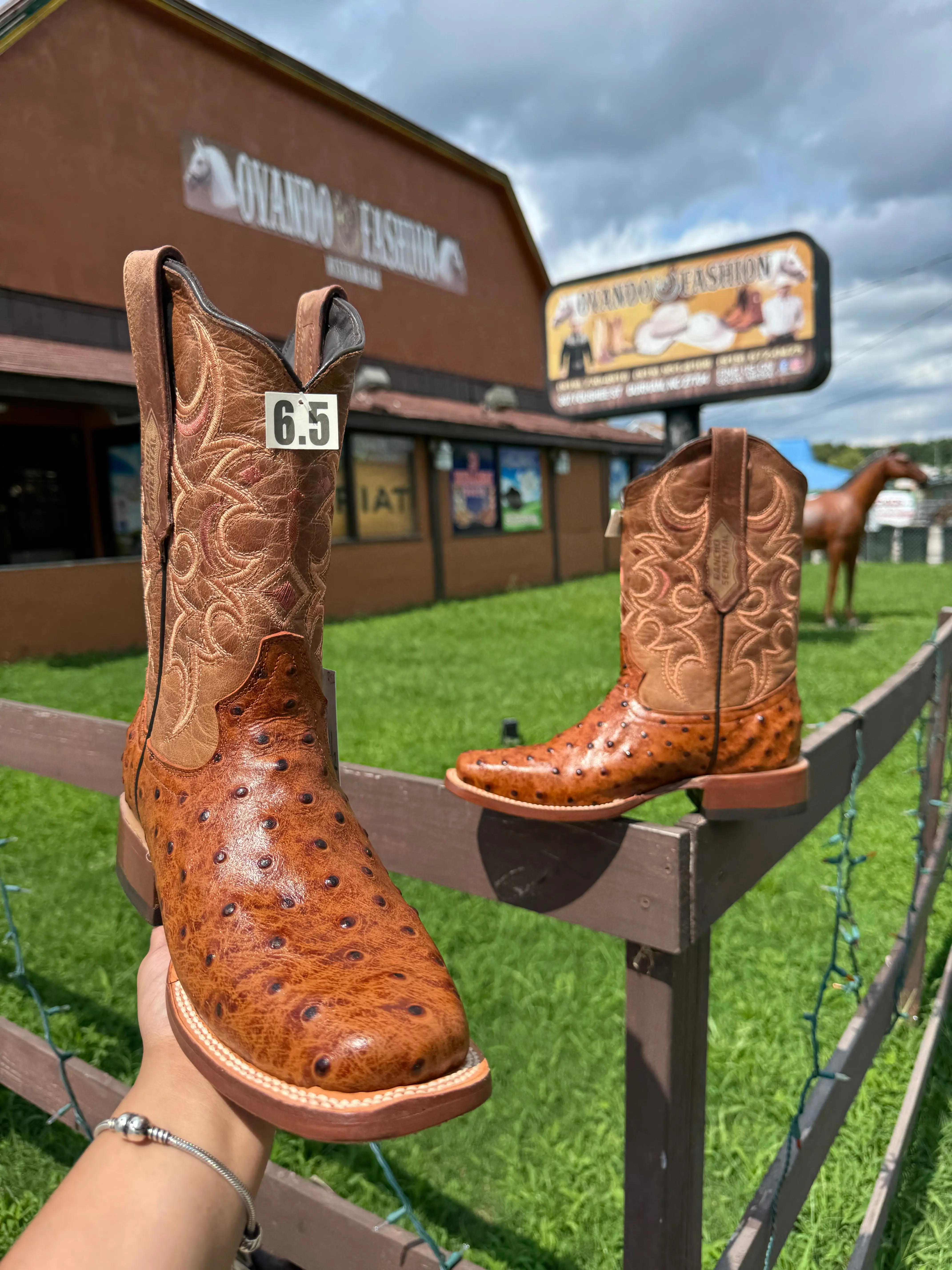 Men's Cognac Square-Toe Chic Boots - Casual Daily Wear Footwear for Men