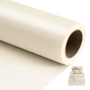 3m Roll Matte Gift Wrap Paper, Solid Pearlized Paper, 43cm X 3m, Ideal for Weddings, Valentine's Day, Birthdays, Christmas, Baby Showers, DIY Bouquets, Wrapping Paper