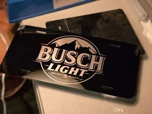[SALE 50%] Bu.sc.h Light License Plate 100 Aluminum 12 x 6 Pre Drilled for Easy Installation Made in US