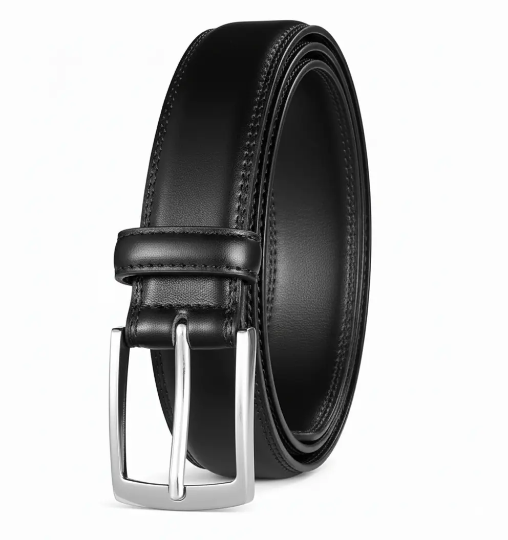 classic leather dress belt Valente Classic Leather Belt Brown / 36