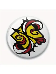 1Pc DIY Craft Buckle - 44mm (1.73 ") Sk8 the Infinity S Pass Pin for Bags, Jackets and Gifts, Holiday Gifts, Party Gifts