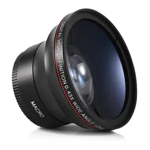 49/52/55/58mm ProMaster Wide Angle + Macro Lens Attachment - Capture Stunning Photos with 0.43x High-Definition Clarity, Enhanced Creativity and Versatility for Canon, Nikon, Sony Cameras