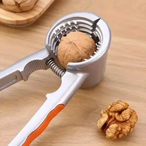 Multifunctional Nut & Dried Fruit Opener, Durable Aluminum Walnut Cracker, Ergonomic Handle Design, Easy Peel Walnuts Hazelnuts Almonds