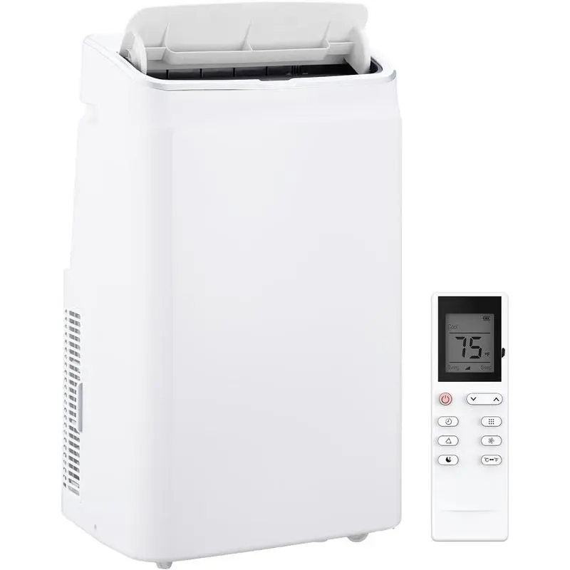 Gaomon 14000BTU Capacity Portable Air Conditioner with Remote Control, 24H Timer, 16°C-31°C Range, 4 Universal Wheels, Handle, Low Noise 3-in-1 AC-Dehumidifier-Fan for Bedroom, Living Room (Up to 750 Sq Ft)