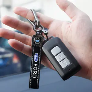 Ford Car Keychain Accessories, Embroidered Design, Durable & Stylish, Perfect Gift for Ford Enthusiasts, Easy Accessory Addition