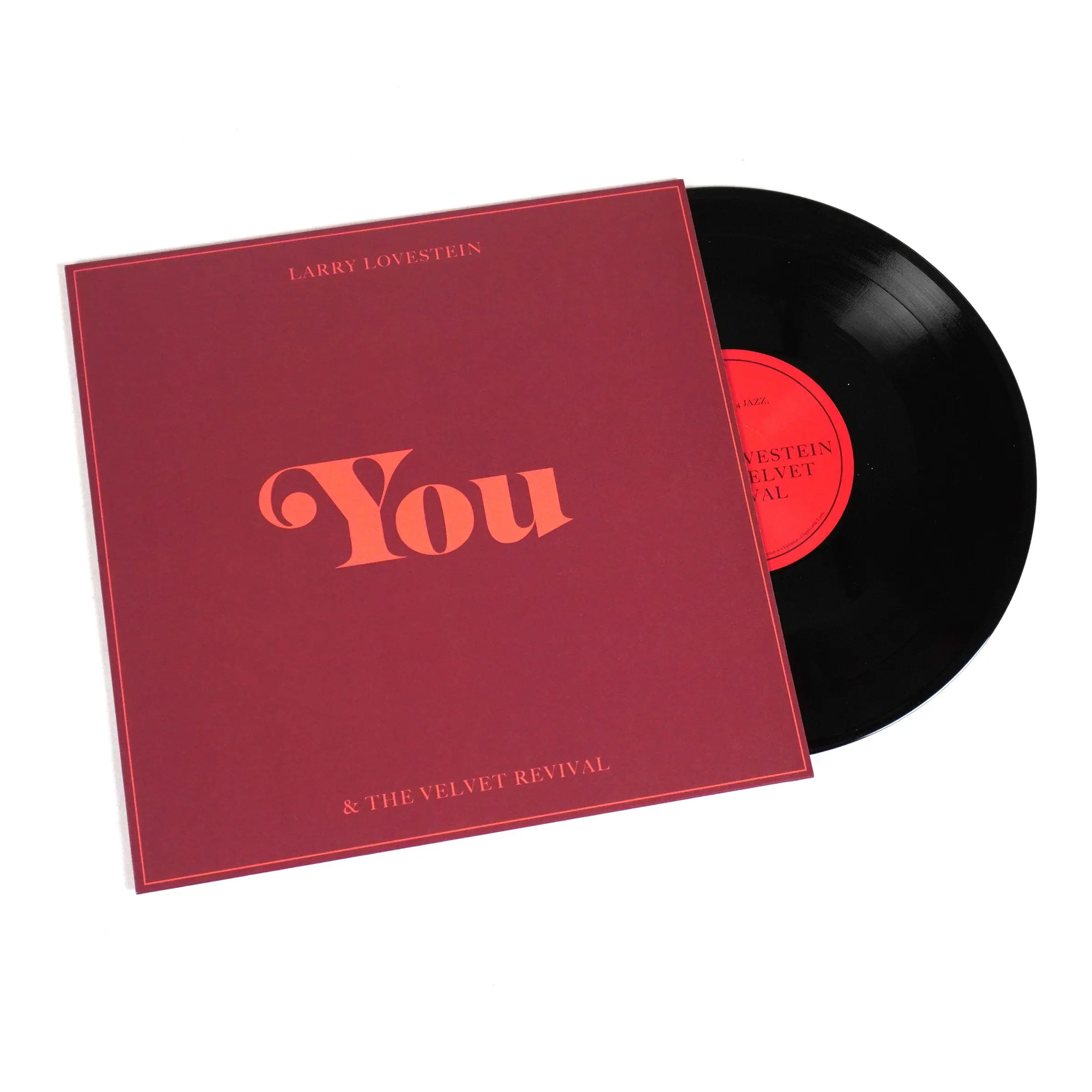 Larry Lovestein & The Velvet Revival: You (Mac Miller) 10" Vinyl Record - Limited Release Jazzy Set, Love Affair Themed, High-Quality Vinyl Pressing, Collector’s Gem, Deluxe Uncoated Wide-Spine Jacket