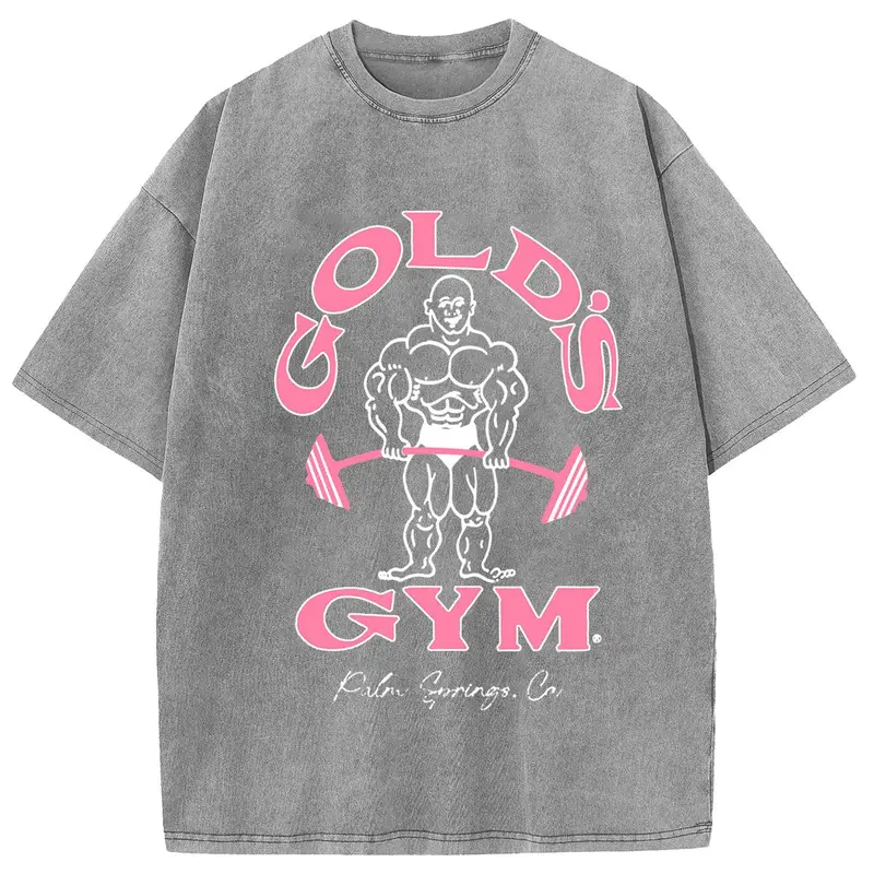 Gold olverized gym tshirt - TikTok Shop